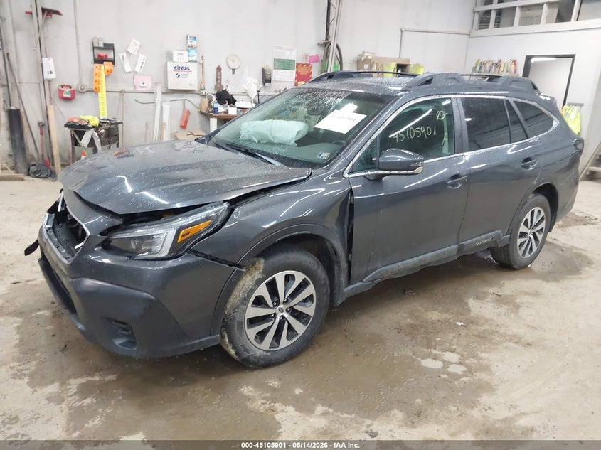 Vin: 4s4btaec8l3242865, lot: 45603485, subaru outback premium 20202