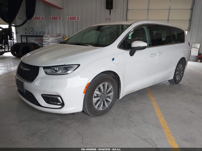 Vin: 2c4rc1l74pr575490, lot: 45603512, chrysler pacifica hybrid touring l 20232