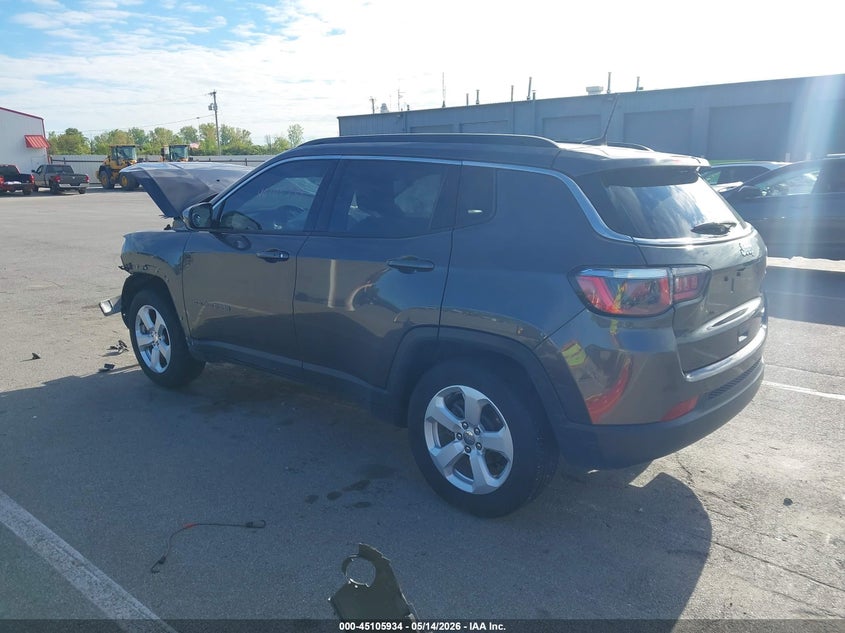 Vin: 3c4njcbb1jt165952, lot: 45603518, jeep compass latitude fwd 20183
