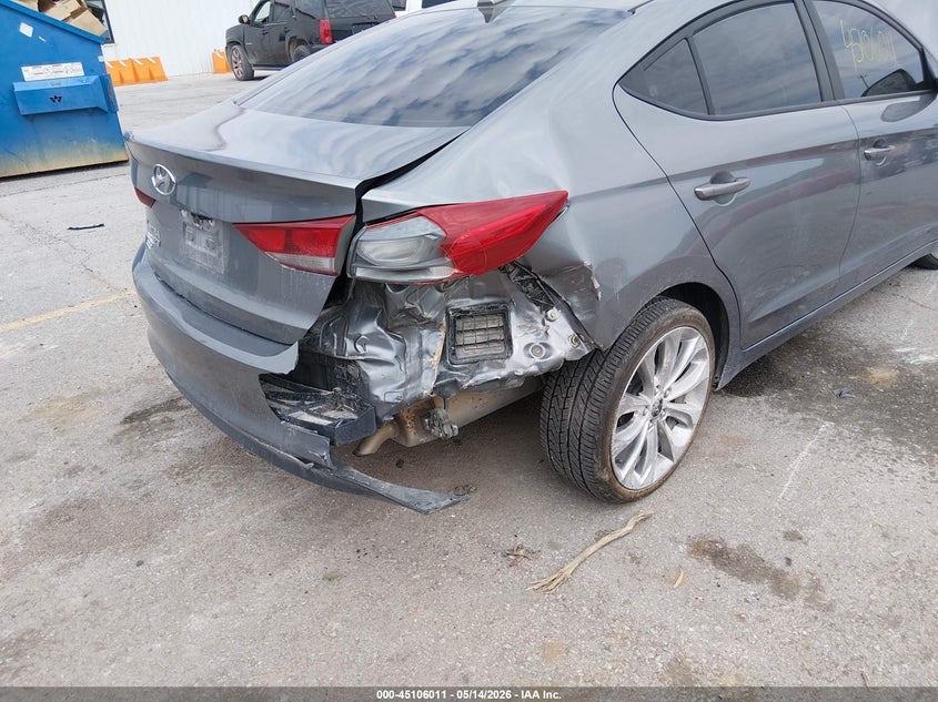 VIN 0KMHD74LF2HU08100 2017 HYUNDAI ELANTRA LIMITED/SE/VALUE EDITION