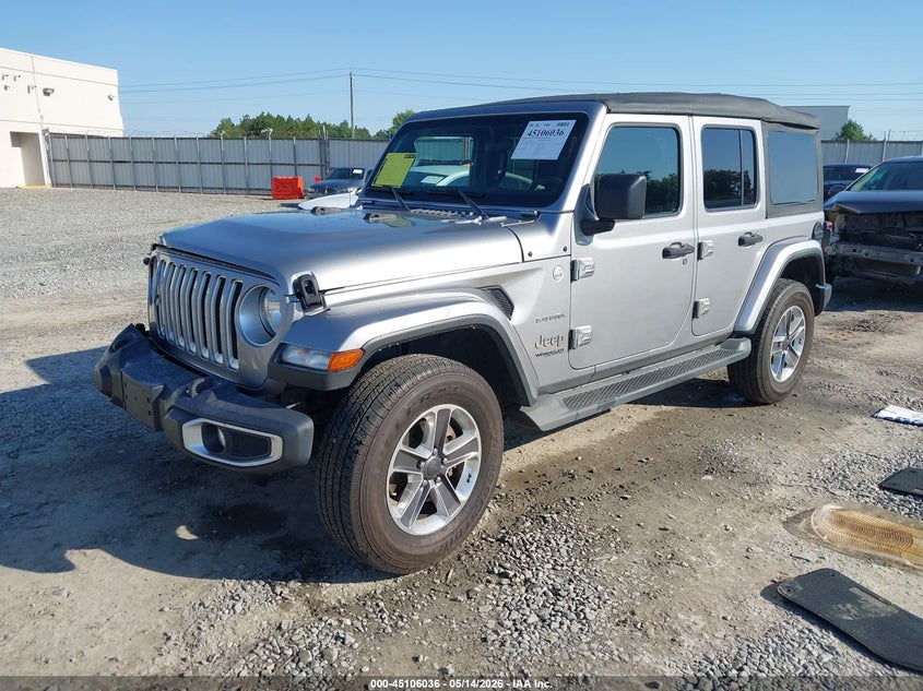 2021 Jeep Wrangler Unlimited Sahara 4x4 1C4HJXEN8MW609370 photo 1