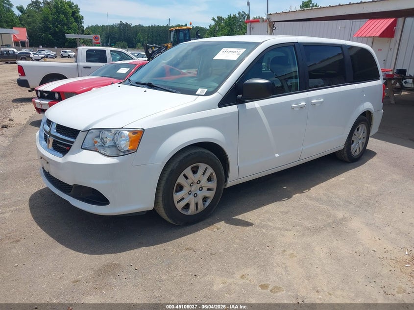 Vin: 2c4rdgbg1jr323902, lot: 45603621, dodge grand caravan se 20182
