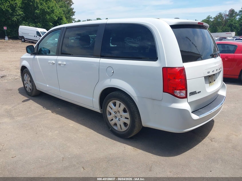 Vin: 2c4rdgbg1jr323902, lot: 45603621, dodge grand caravan se 20183
