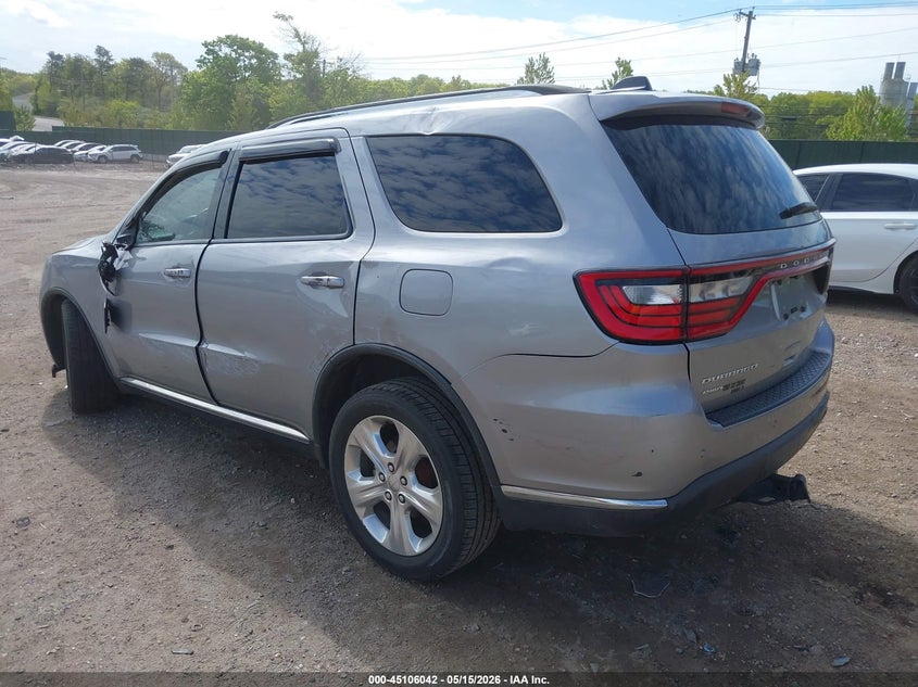 Vin: 1c4rdjdg1ec425435, lot: 45603626, dodge durango limited 20143