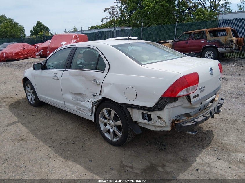 Vin: 3mehm0jg4ar635547, lot: 45603648, mercury milan premier 20103