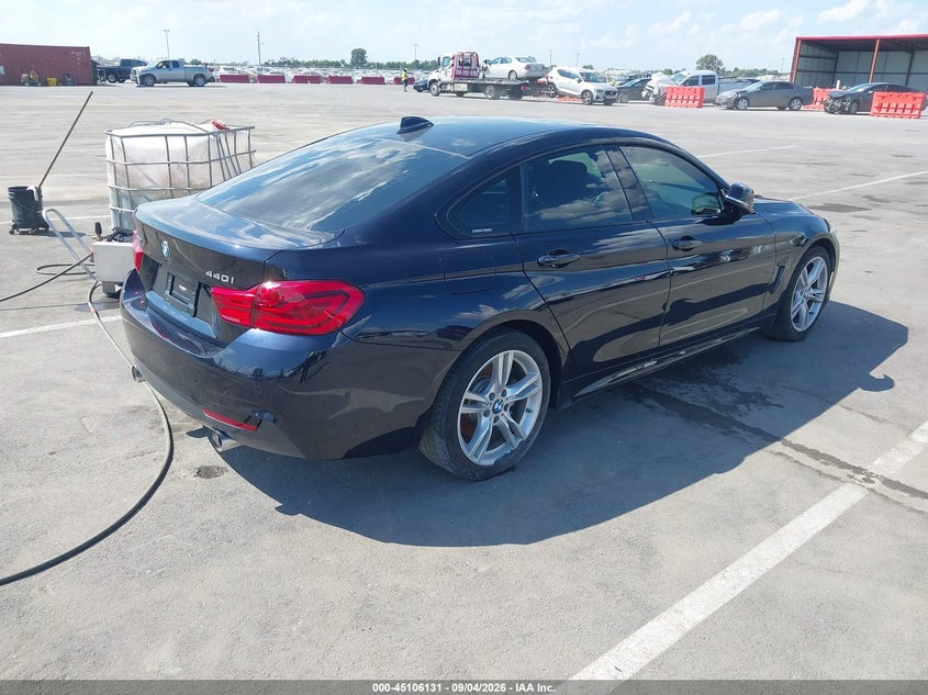 Vin: wba4j7c58jbh14186, lot: 45603715, bmw 440i gran coupe xdrive 20184