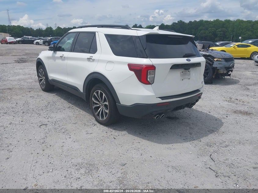 Vin: 1fm5k8gc8lgc73936, lot: 45603823, ford explorer st 20203