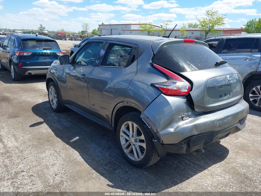 Vin: jn8af5mr3gt600503, lot: 45603930, nissan juke sv 20163