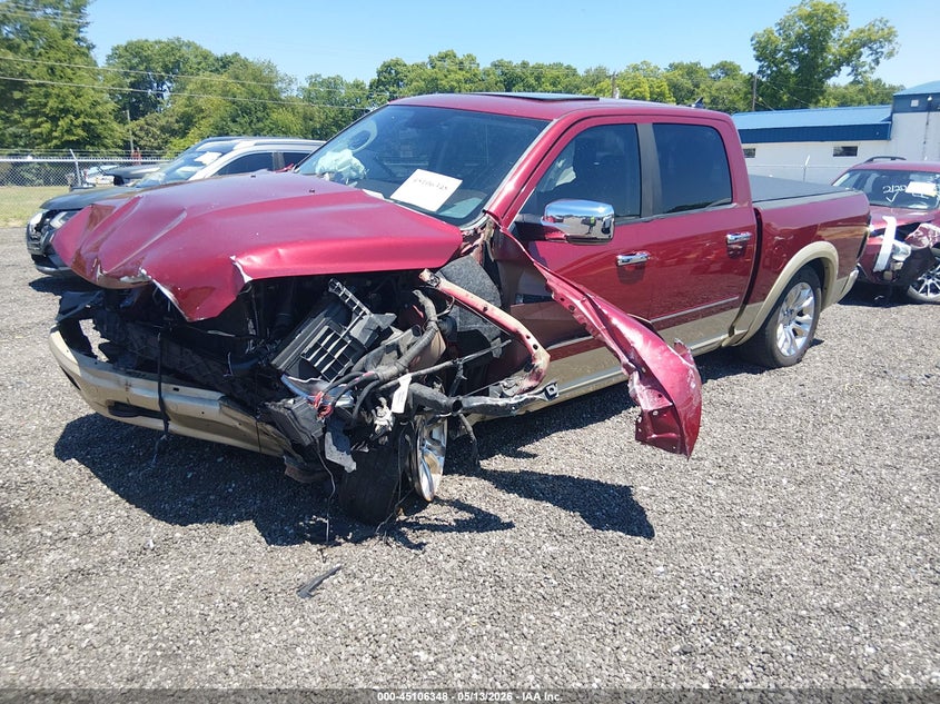 Vin: 1c6rr6pm1fs623348, lot: 45603932, ram 1500 laramie longhorn 20152