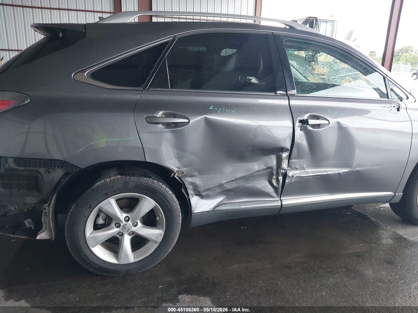 2012 Lexus Rx 3.5 Rx 350 Grey Lot 111045106360 Vin 2T2ZK1BA5CC080236