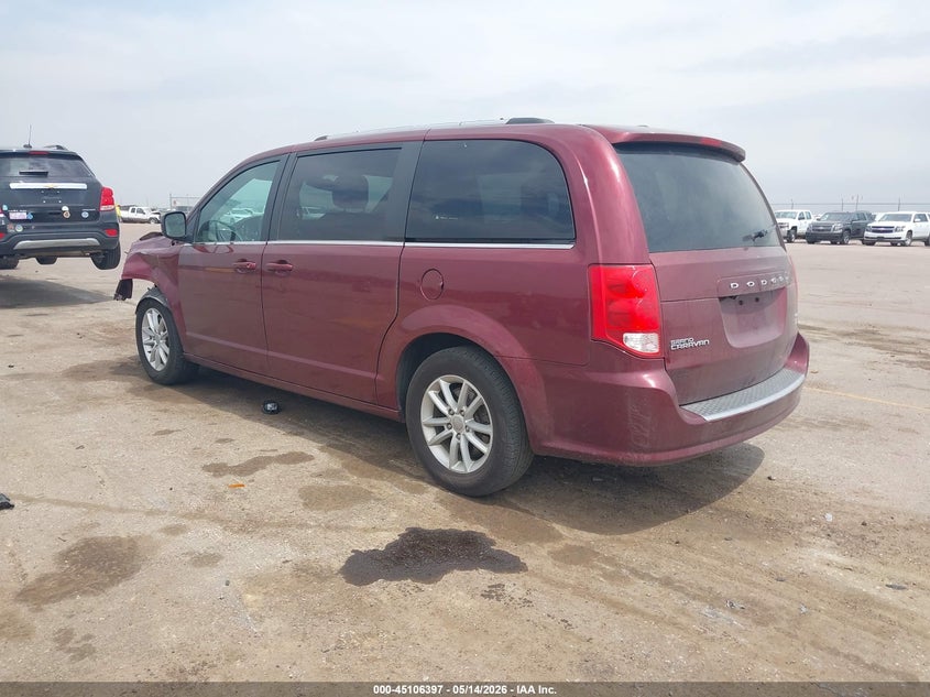 Vin: 2c4rdgcgxkr543510, lot: 45603980, dodge grand caravan sxt 20193