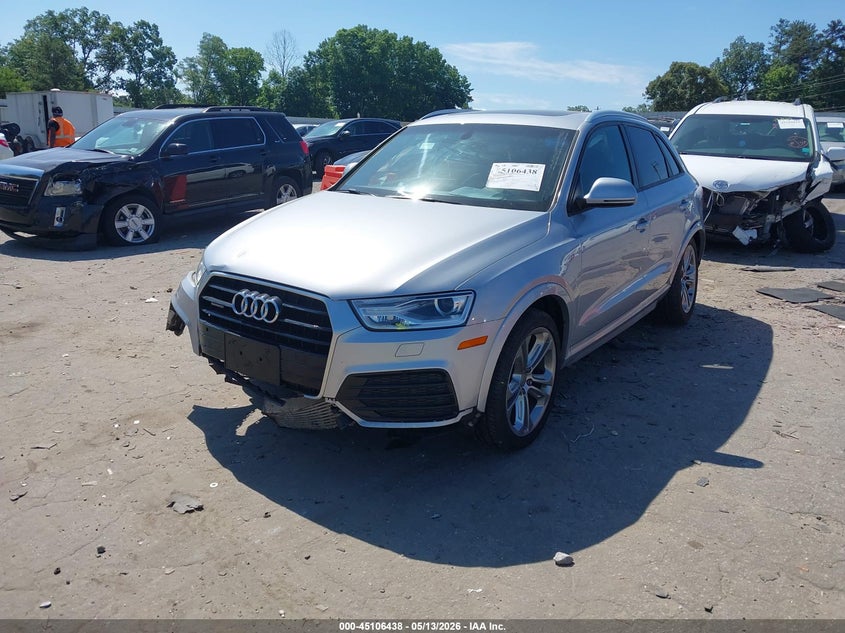 Vin: wa1eccfs7jr034581, lot: 45604022, audi q3 2.0t premium/2.0t sport premium 20182