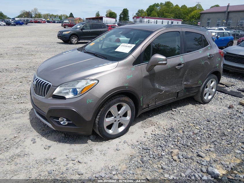 Vin: kl4cjbsb3fb136456, lot: 45604052, buick encore convenience 20152