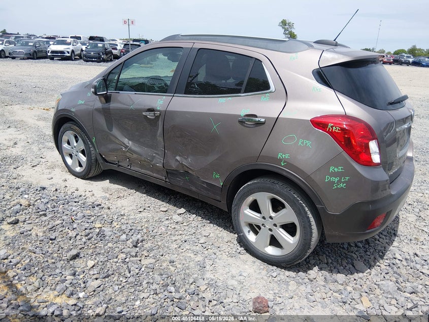 Vin: kl4cjbsb3fb136456, lot: 45604052, buick encore convenience 20153