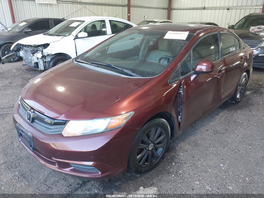 2012 Honda Civic Ex-L 19XFB2F94CE329351 photo 1