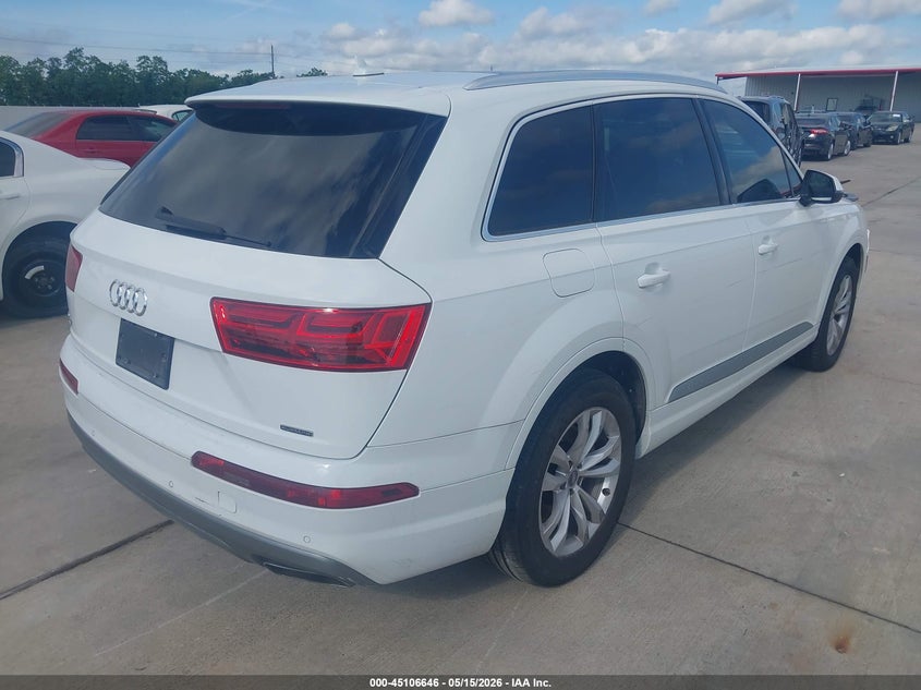 Vin: wa1lhaf70hd048791, lot: 45604230, audi q7 2.0t premium 20174