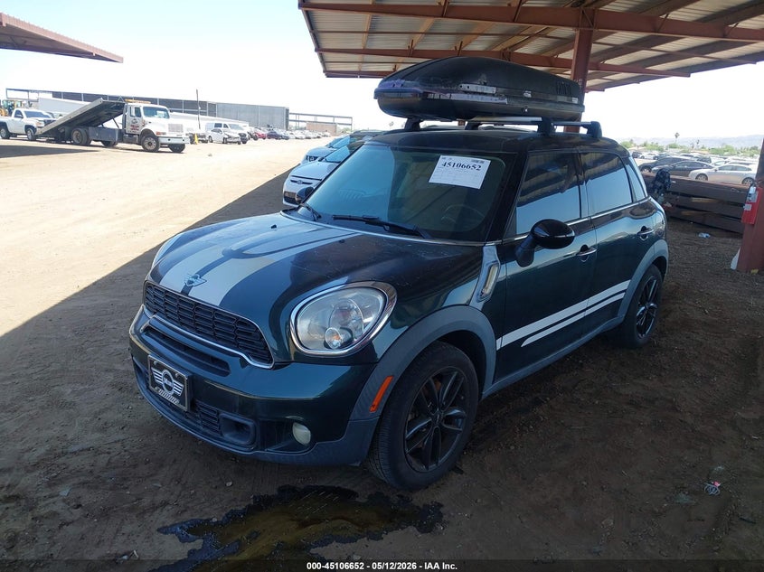 Vin: wmwzc3c56cwl85943, lot: 45604236, mini cooper s countryman 20122