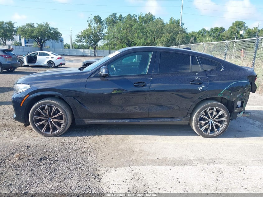2022 BMW X6 M50I VIN: 5UXCY8C06N9K87362 Lot: 45106697