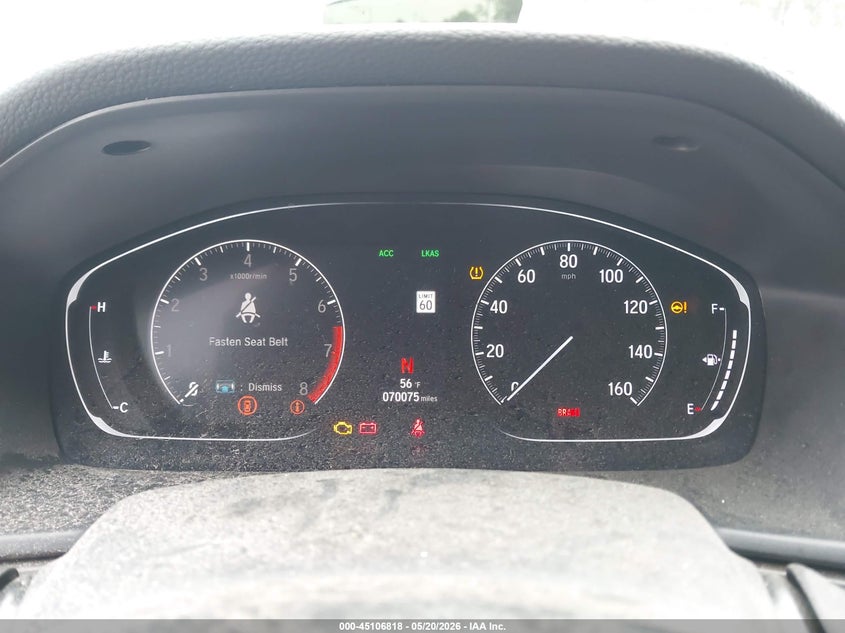 2018 HONDA ACCORD auction photo 7