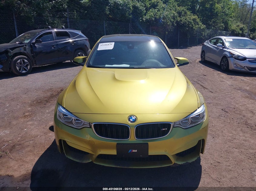 2016 BMW M3 VIN: WBS8M9C50G5D31463 Lot: 45106839