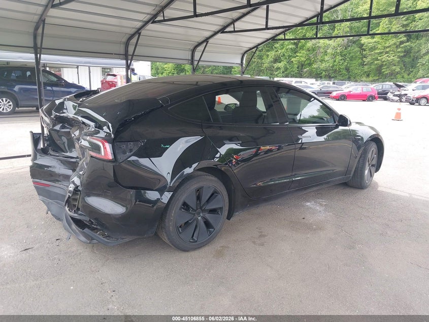 2024 Tesla Model 3 Long Range Dual Motor All-Wheel Drive VIN: 5YJ3E1EB6RF806602 Lot: 45106855