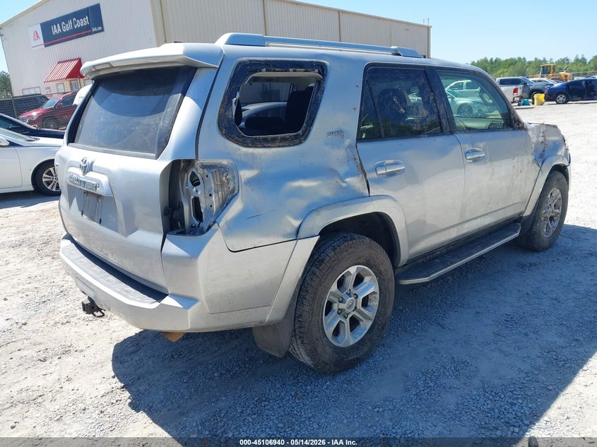 Vin: jtezu5jr6g5141881, lot: 45604524, toyota 4runner sr5 20164