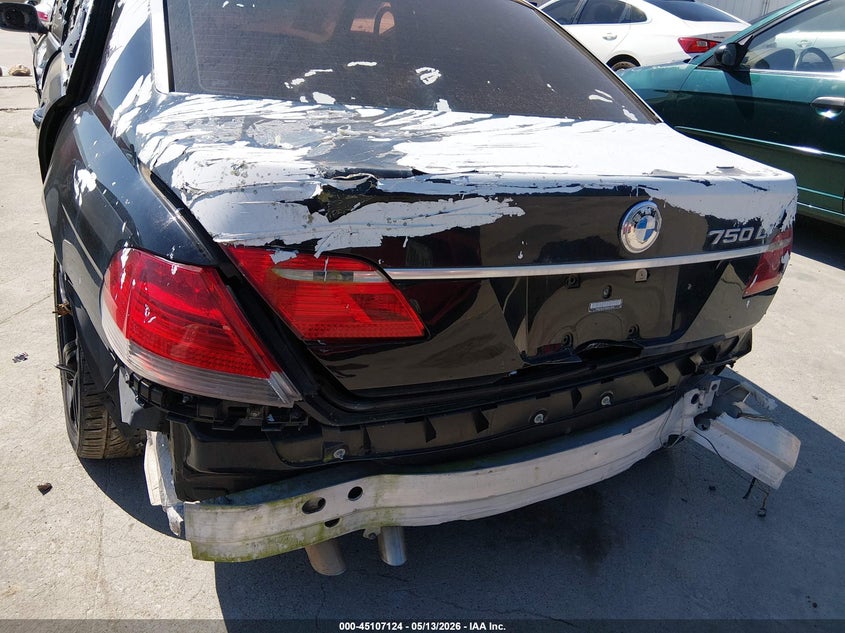2006 BMW 750Li VIN: WBAHN83556DT59045 Lot: 45107124