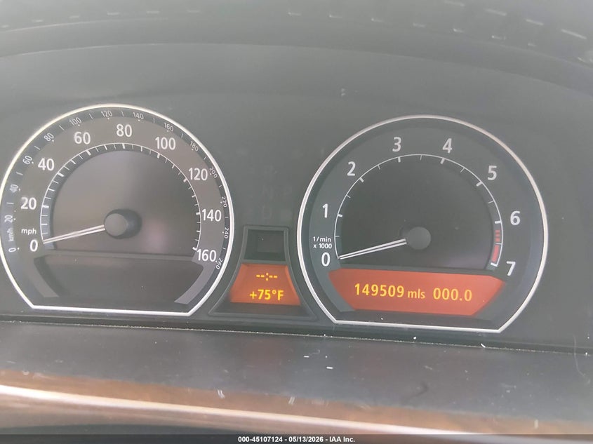 2006 BMW 750Li VIN: WBAHN83556DT59045 Lot: 45107124