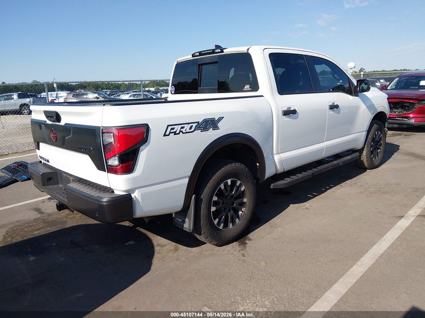 Vin: 1n6aa1ed7pn109889, lot: 45604728, nissan titan pro-4x 4x4 20234