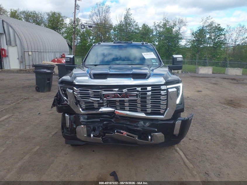 2025 Gmc Sierra 2500Hd 4Wd Standard Bed Denali black Lot 111045107222 Vin 1GT4URE78SF155556