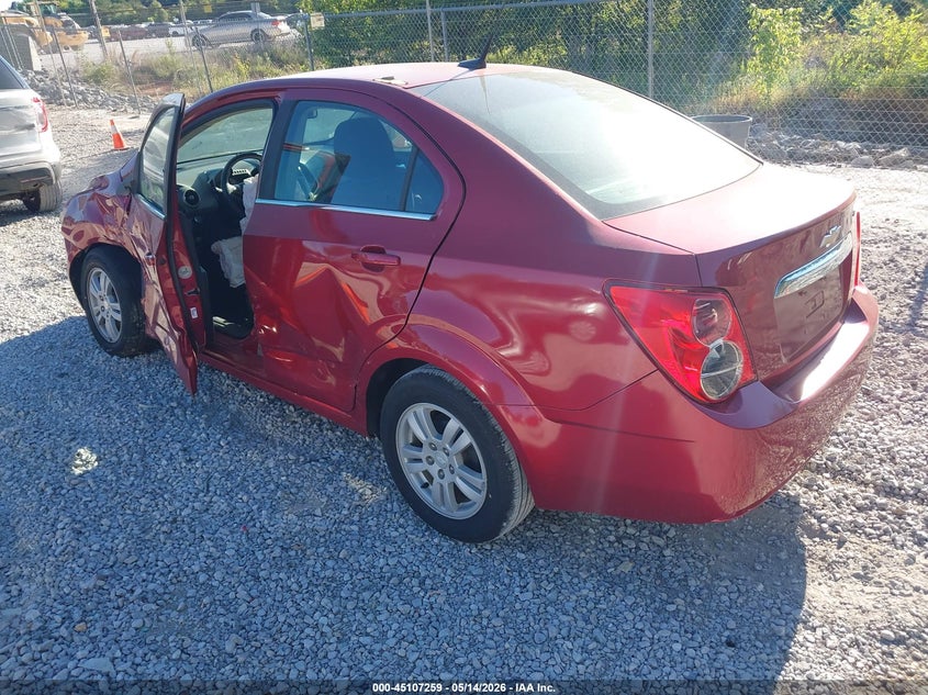 Vin: 1g1jc5sh3e4230488, lot: 45604843, chevrolet sonic lt auto 20143