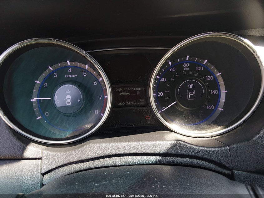 2011 Hyundai Sonata 2.4 Se blue Lot 111045107327 Vin 5NPEC4AC9BH137389