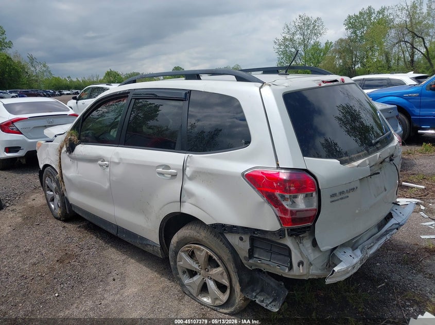 Vin: jf2sjadc0fh447214, lot: 45604964, subaru forester 2.5i premium 20153