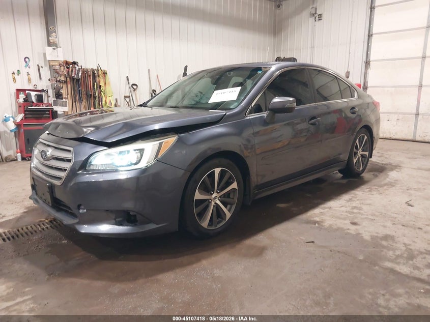 Vin: 4s3bnen65f3052946, lot: 45605003, subaru legacy 3.6r limited 20152