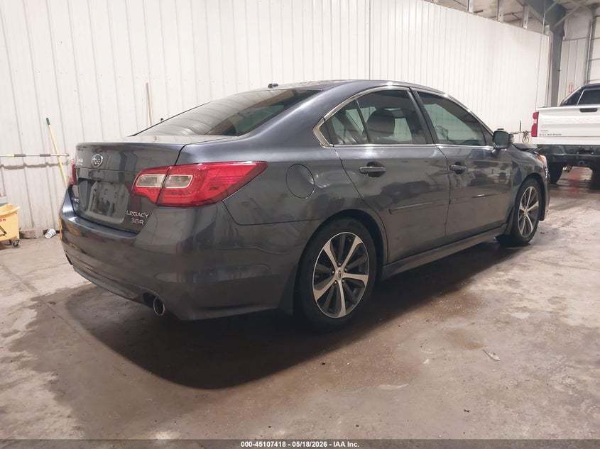 Vin: 4s3bnen65f3052946, lot: 45605003, subaru legacy 3.6r limited 20154