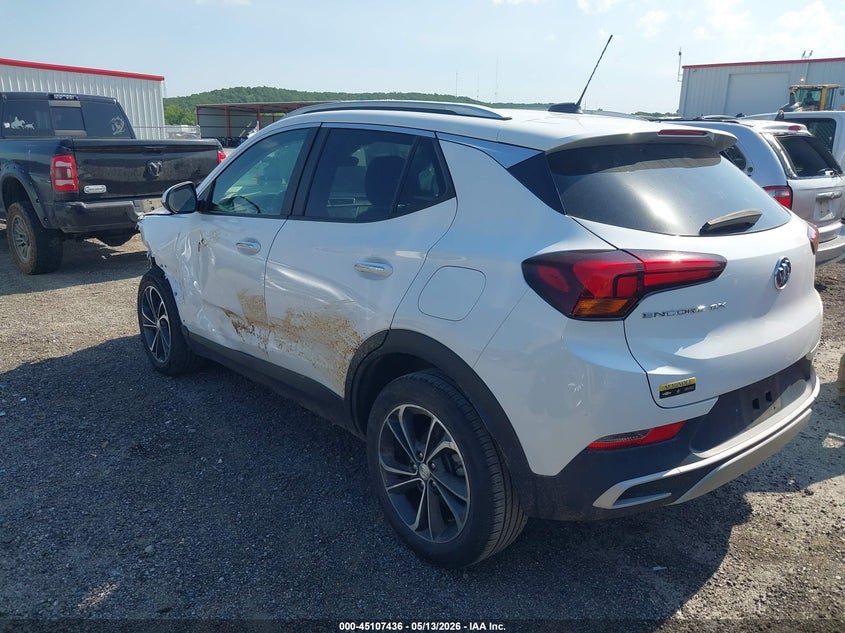 Vin: kl4mmds20nb096326, lot: 45605020, buick encore gx fwd select 20223