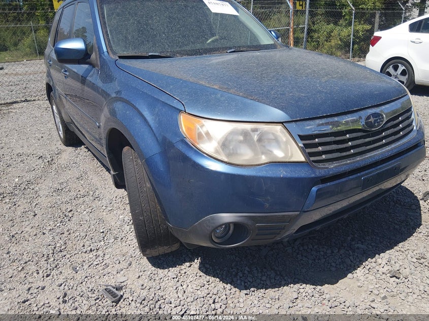 2009 Subaru Forester 2.5 2.5X Limited blue Lot 111045107477 Vin JF2SH64609H738867