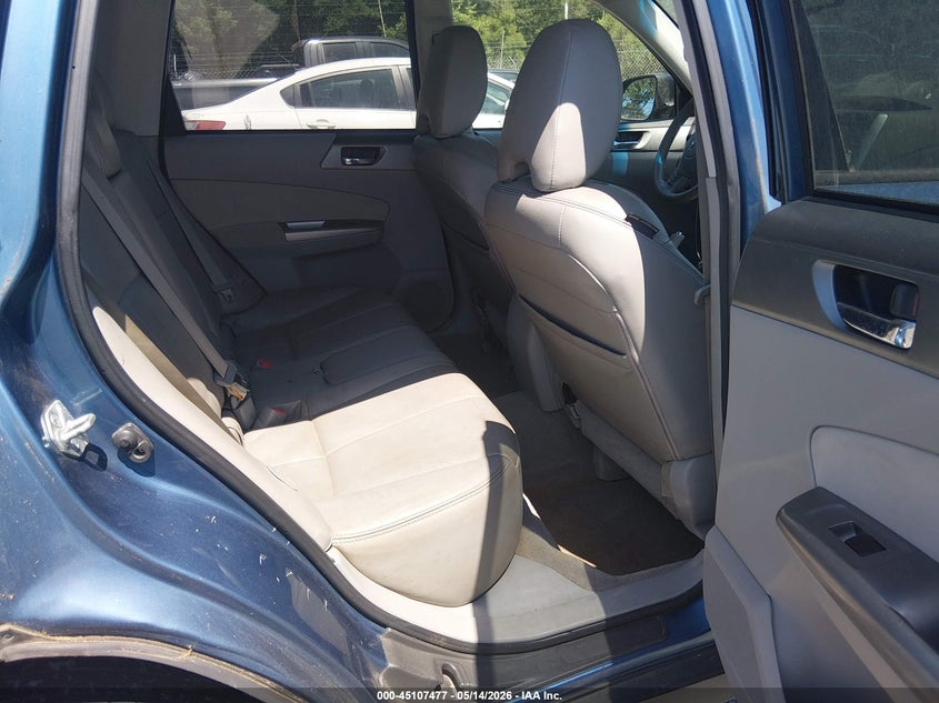 2009 Subaru Forester 2.5 2.5X Limited blue Lot 111045107477 Vin JF2SH64609H738867