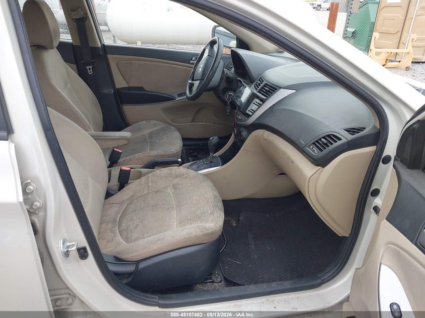 2016 HYUNDAI ACCENT SEDAN 1.6L I-4 DI, DOHC, VVT, 137HP