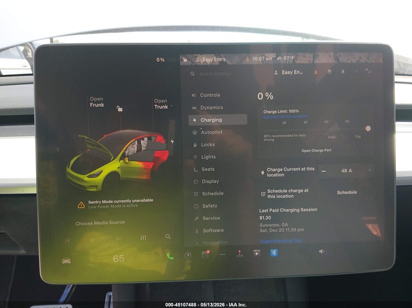 TESLA MODEL Y 2022 VIN 7SAYGDEF2NF521753