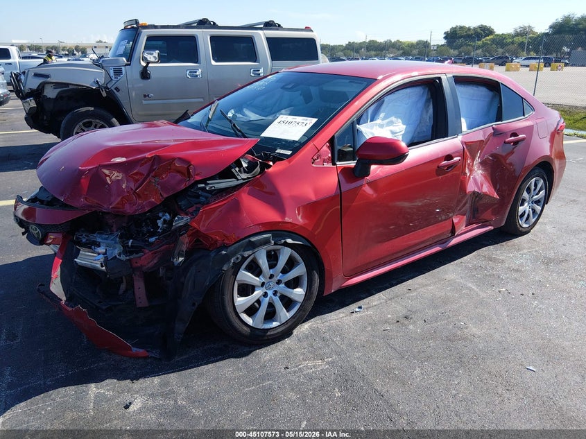 2020 Toyota Corolla Le 5YFEPRAE2LP080475 photo 1