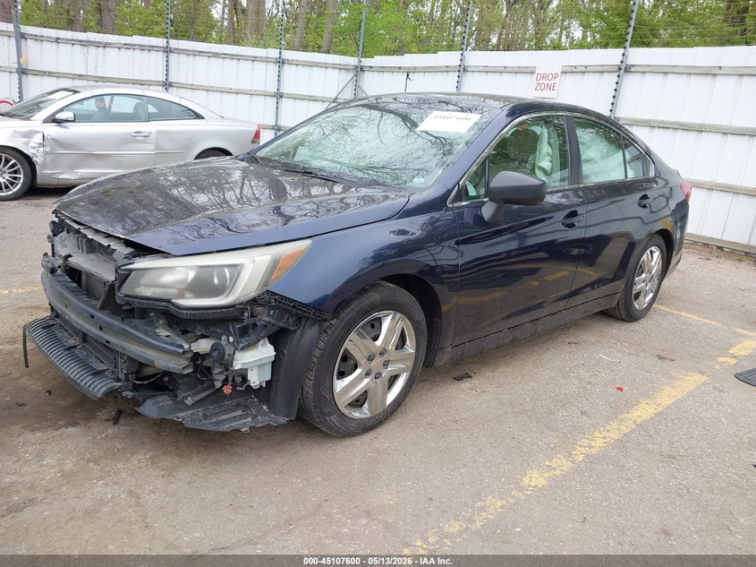 Vin: 4s3bnaa65j3042618, lot: 45605184, subaru legacy 2.5i 20182
