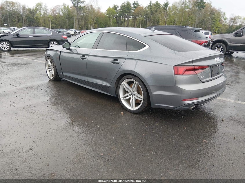 Vin: wauencf58ja073606, lot: 45605224, audi a5 2.0t premium 20183