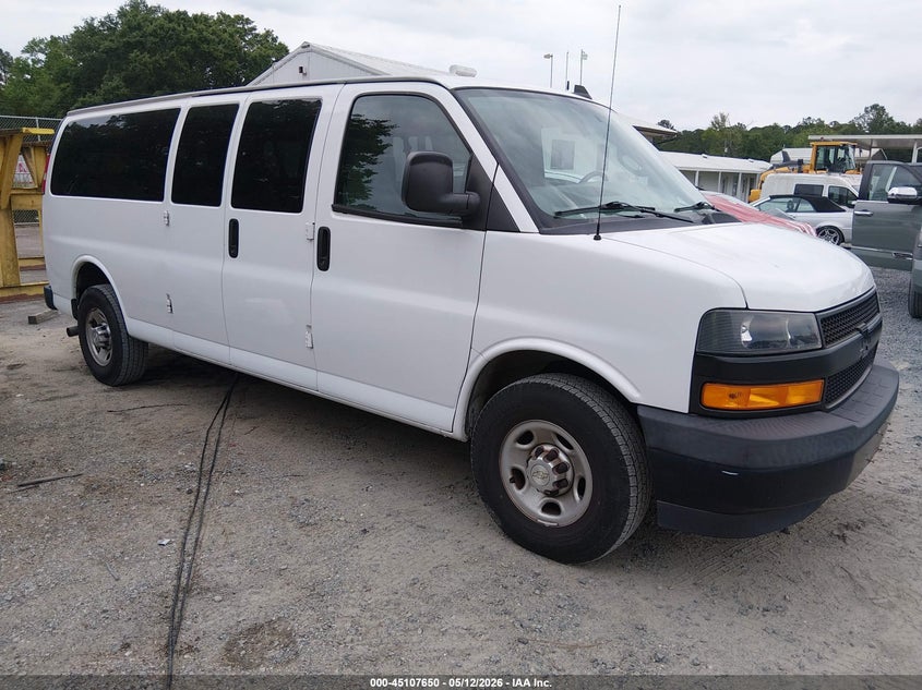 2020 CHEVROLET EXPRESS PASSENGER RWD 3500 EXTENDED WHEELBASE LS