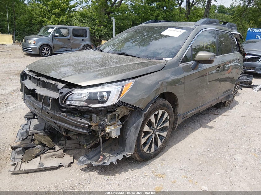 Vin: 4s4bsenc9g3238632, lot: 45605245, subaru outback 3.6r limited 20162