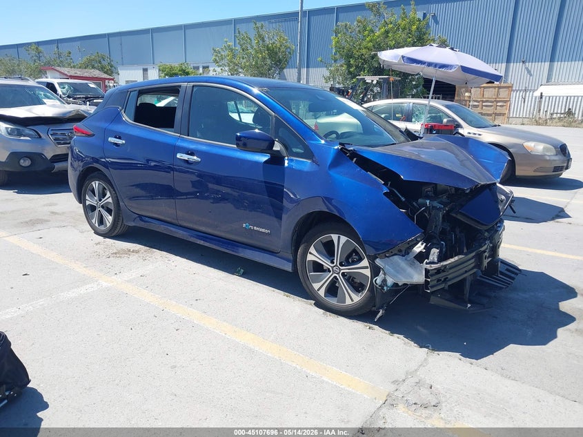 Vin: 1n4az1cp0jc309224, lot: 45605280, nissan leaf sv 2018 img_1