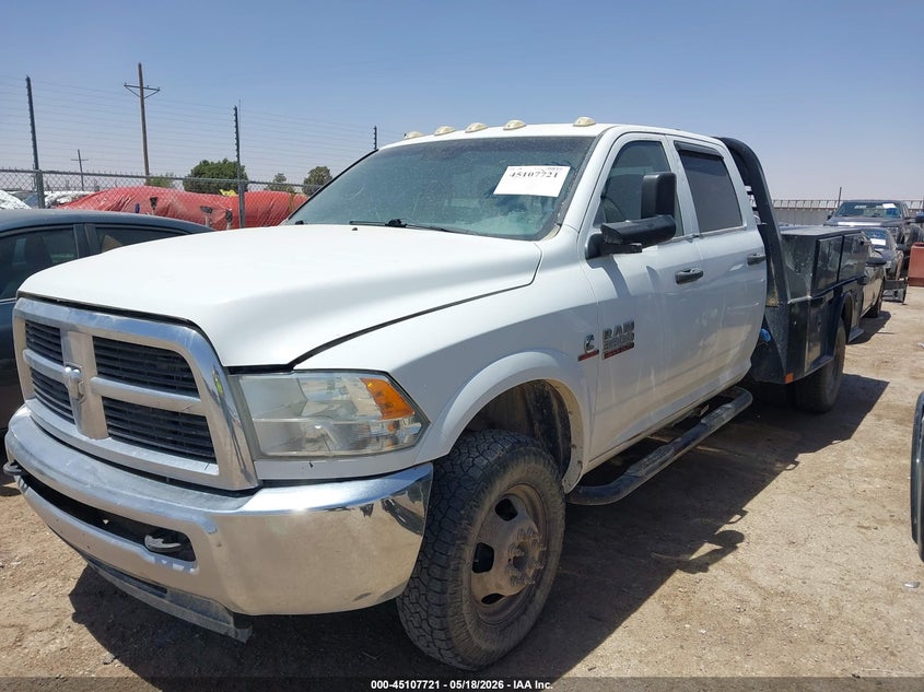 2014 Ram 3500 Ram Chassis Tradesman/Slt/Laramie white Lot 111045107721 Vin 3C7WRSCL5EG243116