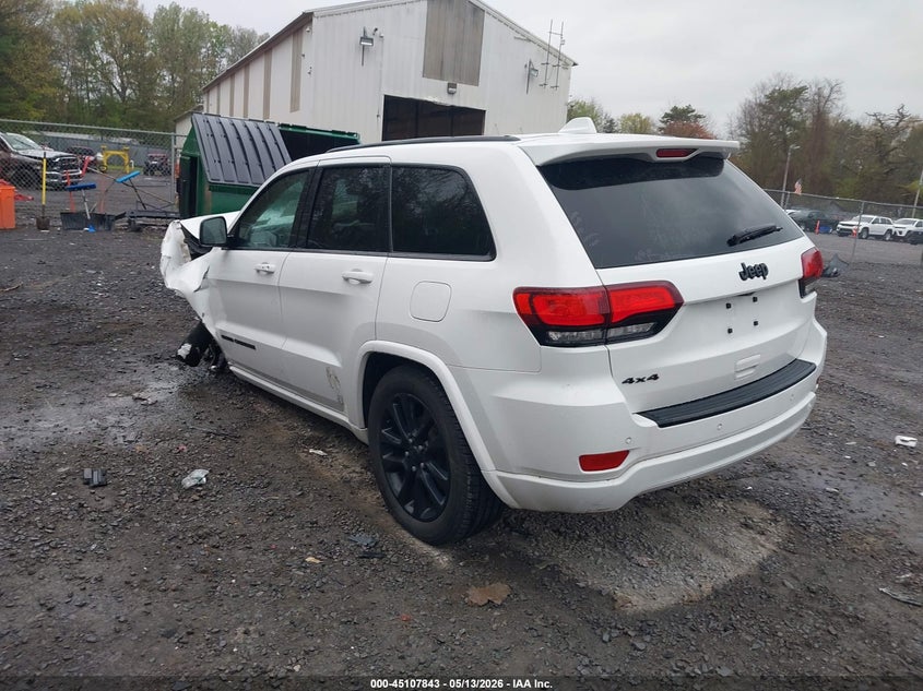 Vin: 1c4rjfag0jc137684, lot: 45605427, jeep grand cherokee altitude 4x4 20183