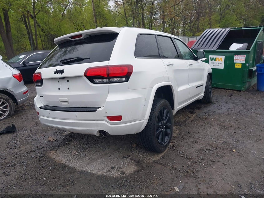 Vin: 1c4rjfag0jc137684, lot: 45605427, jeep grand cherokee altitude 4x4 20184