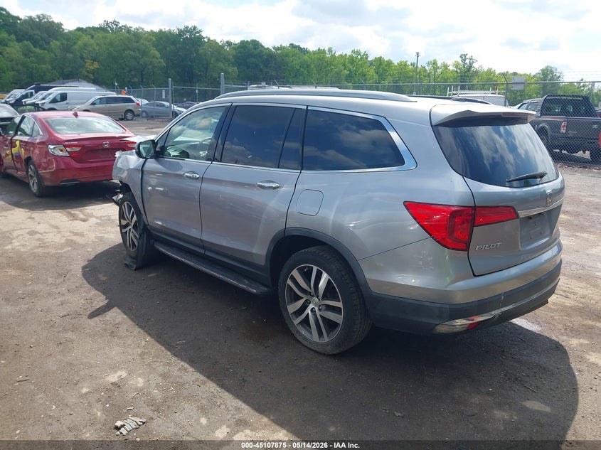 Vin: 5fnyf6h09hb044181, lot: 45605458, honda pilot elite 20173